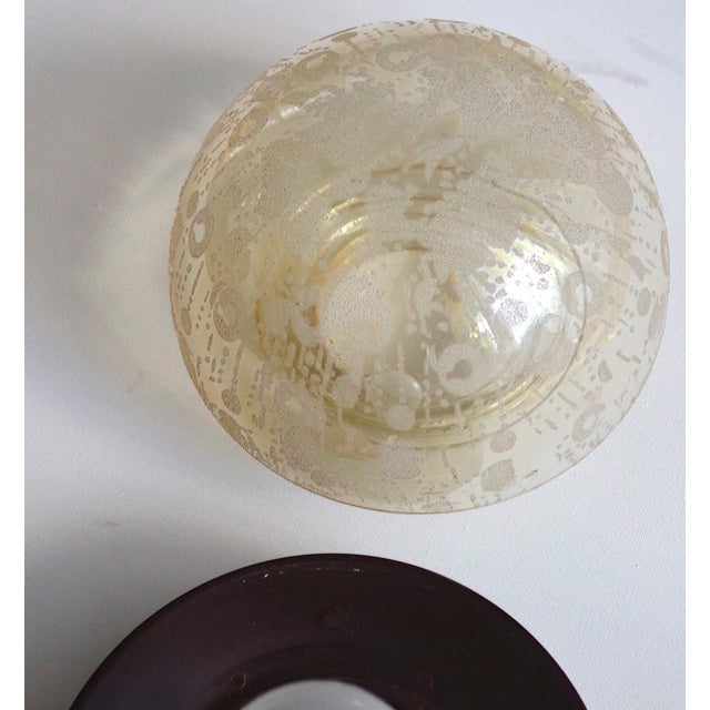 Vintage Space Age Spherical Ceiling Light in Bakelite and Glass from Teka, 1970s, in Very Good conditions. Designed 1970...