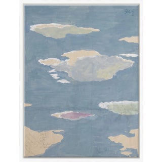Clouds Art Print in White Frame by Paule Marrot For Sale