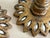 Spanish Florentine Candlesticks - Mirrored Wood, Gilt Gold, Vintage Candle Holders For Sale - Image 9 of 10