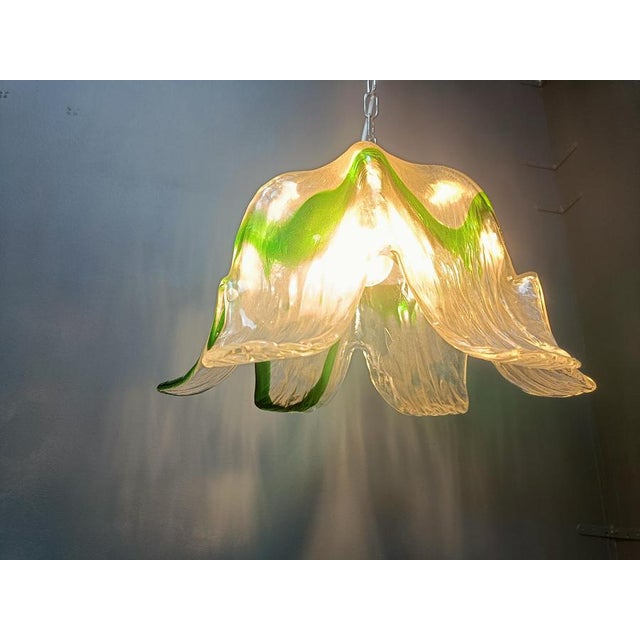 1960s Vintage Murano Glass Pendant Light from Mazzega, 1960s For Sale - Image 5 of 16