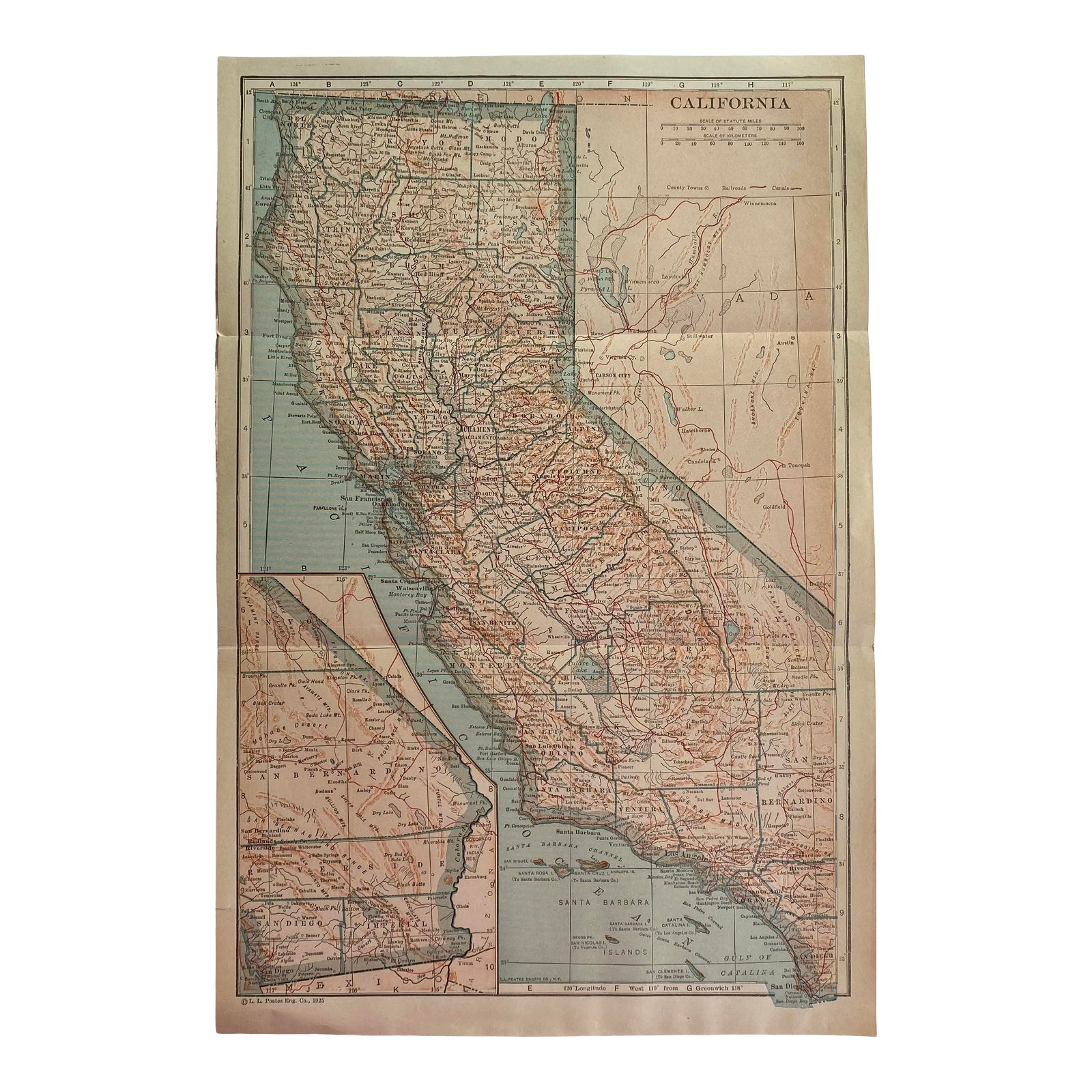 A Pictorial Map of Southern California and Adjacent Areas