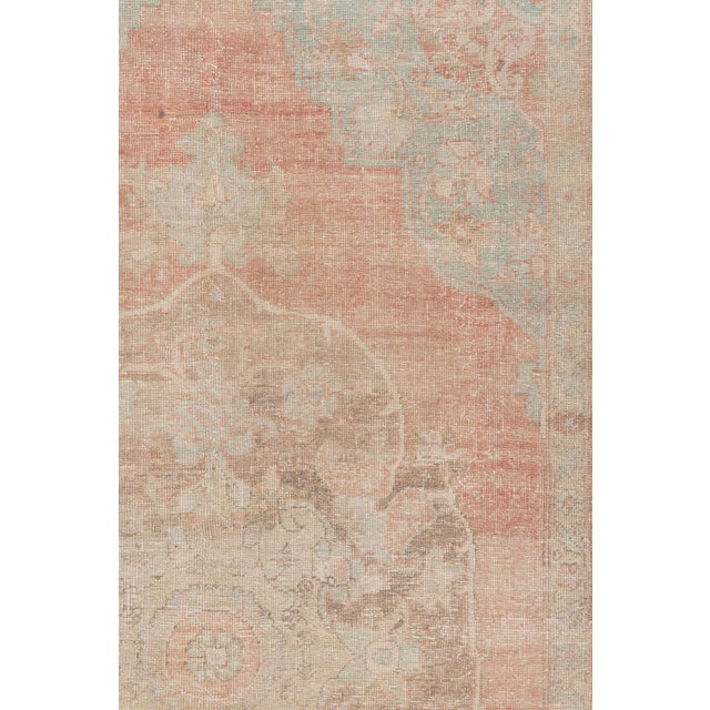 Textile Vintage Circa 1940 Turkish Oushak Rug 7'5 X 11'2 For Sale - Image 7 of 7