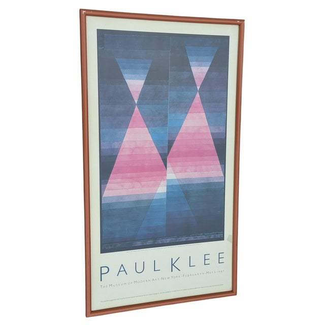Modern Framed Exhibit Poster for Paul Klee “Double Tente” Museum of Modern Art New York 1987 For Sale - Image 3 of 7