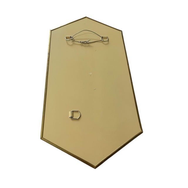 Brass Vintage Brass Decorative Mirrors- Set For Sale - Image 8 of 9