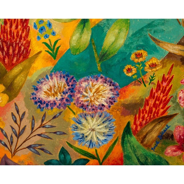 Fred Biesel "Cosmos Radiance" Oil on Board, 1949 For Sale - Image 4 of 8