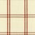 Sample - Schumacher Luberon Plaid Fabric in Bittersweet For Sale