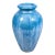 Monumental Galloway Style Urn Blue Glazed Garden Pottery For Sale