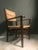 Vintage Dutch Oak and Rush Chair, 1930s For Sale - Image 3 of 7
