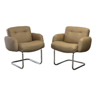 1960s Cantilevered Loungers by Harvey Probber - Pair For Sale