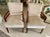 1940s 1940s Pair of Art Deco Mahogany Upholstered Chairs With Mahogany Wood Double Arms For Sale - Image 5 of 7