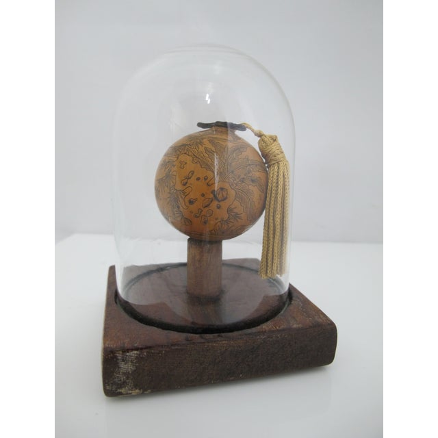 Brown Chinese Gourd Erotica Scene Snuff Bottle With Horse Head Stopper For Sale - Image 8 of 8