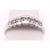 2010s 14 Karat White Gold Diamond Half Anniversary Bridal Wedding Ring For Sale - Image 5 of 9