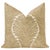 Pair of beautiful custom-made musgrove chenille pillows in natural. Meticulously handcrafted with serged interior seams,...