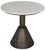 Mid-Century Modern Joseph Side Table, Aged Brass For Sale - Image 3 of 5