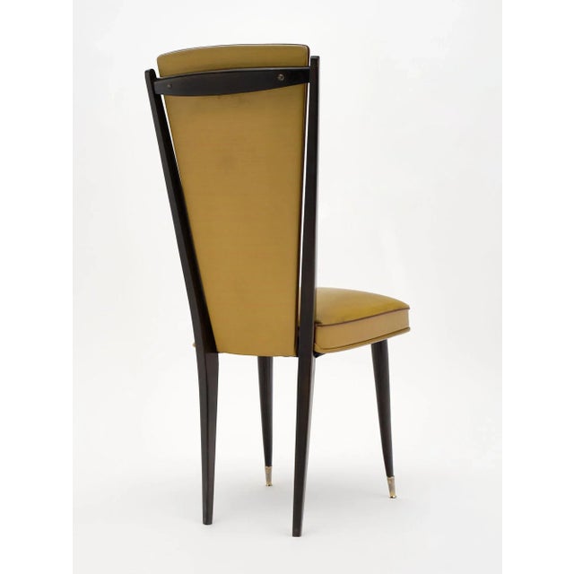 Mid-Century French Dining Chairs For Sale - Image 9 of 10