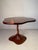 Brown 1970s Freeform Sculptural Side Table in Stack Laminated Walnut For Sale - Image 8 of 9