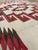 Authentic 1920 Navajo Rug Handwoven Wool Geometric Medallion Design, Red & Ivory For Sale - Image 17 of 18