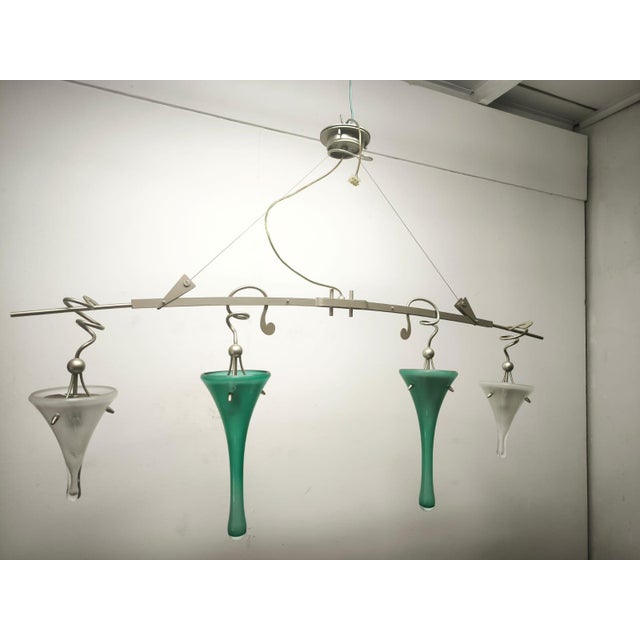 Four-Light Suspension Lamp International, 1990s For Sale - Image 12 of 14