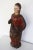 16th Century Indo-Portuguese Saint Barbara, Hand Carved Polychrome Wooden Statue For Sale - Image 6 of 13