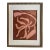 2026 "Lampone" Abstract Minimalist Botanical Painting on Paper by Artist r.k. Red For Sale