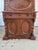 Late 19th Century Victorian Eastlake Burl Wood Fall Front Secretary Desk Bookcase For Sale - Image 15 of 18