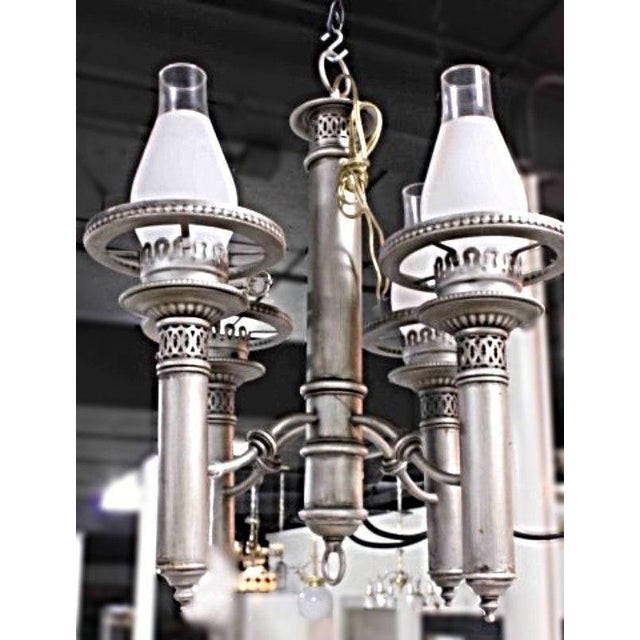 Colonial Style Early American 4Arm Chandelier Fixture Lamp Light