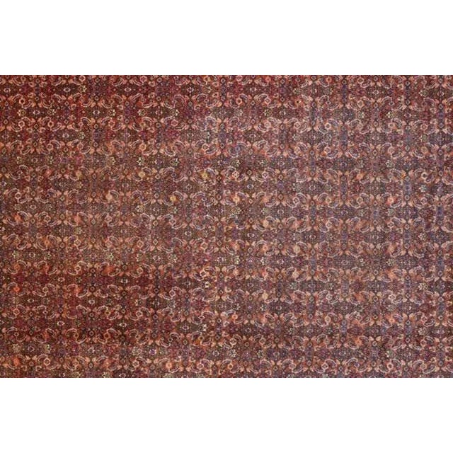 Persian 1920's Antique Persian Hamadan Palace Rug, 11' X 19'8" For Sale - Image 3 of 11