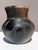 Contemporary Sculptural African Burnished Earthenware Beer Vessel, Smoke-Fired With Incised Geometry, Early 20th C For Sale - Image 3 of 6