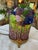Glass Antique Czech Bride Basket Lamp For Sale - Image 7 of 16