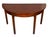Pair George III Mahogany Demilune Console Tables For Sale - Image 9 of 12