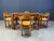 Pine Wood Dining Table and Chairs from CJ Rosengaarden, 1970s, Set of 5 For Sale - Image 12 of 12