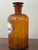1930s 1930s German Amber Glass Apothecary Bottle – Liq. Ammon. Caust., 8-3/4" W/ Stopper - Large For Sale - Image 5 of 10