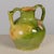 French Provincial 19th Century French Green Yellow Glazed Water Jug, Orjol For Sale - Image 3 of 12