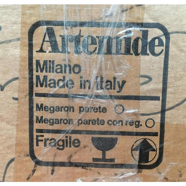 Postmodern Italian Model Megaron Parete Wall Lamp by Gianfranco Frattini for Artemide, 1970s For Sale - Image 15 of 18