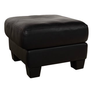 Leather DS-17 Stool in Black from de Sede For Sale