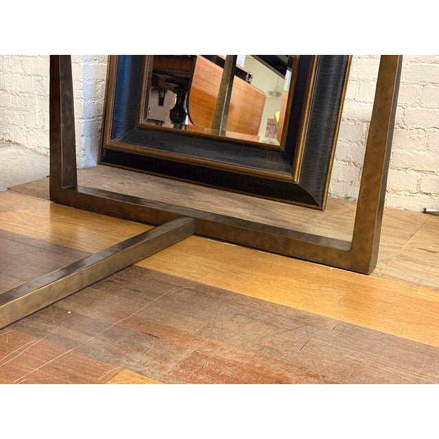 Julie Lawrence for Restoration Hardware T-Brace Rectangular Extension Dining Table For Sale - Image 9 of 10