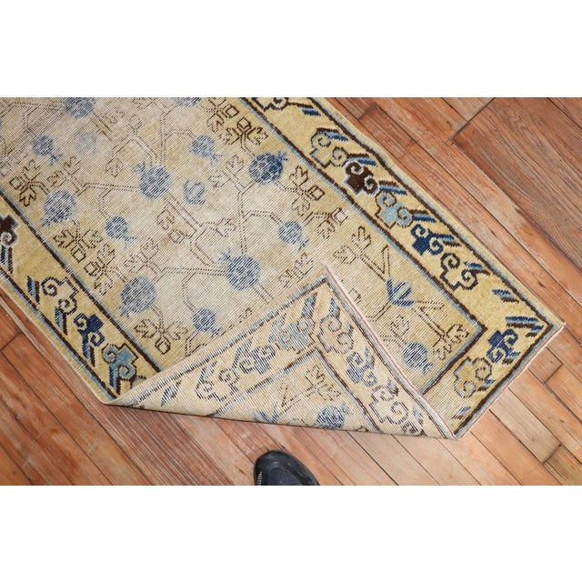 Contemporary Antique Khotan Runner For Sale - Image 3 of 18