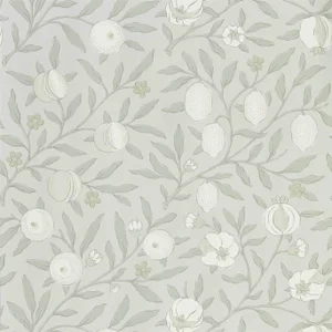 Morris & Co Pure Fruit Wallpaper in Grey Blue - a Sample