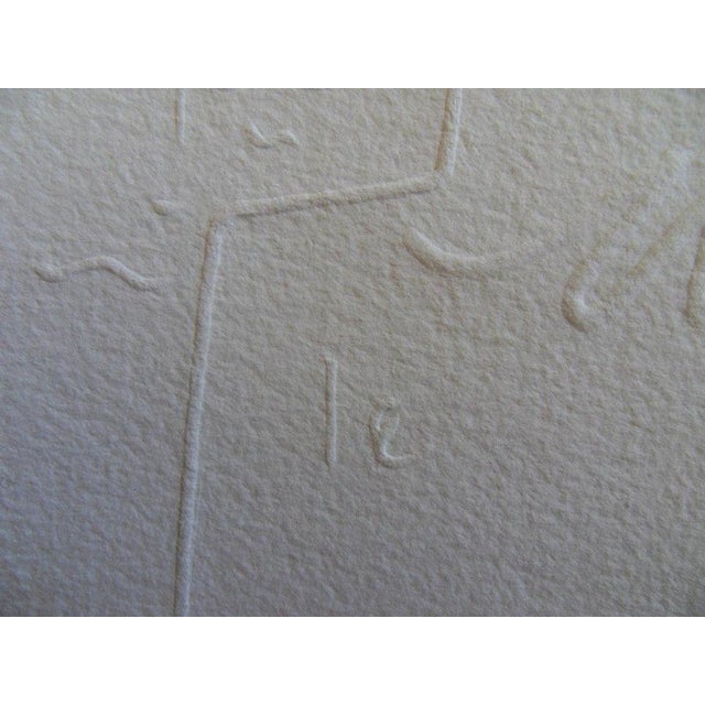 Modern Jean Cocteau, Profil au poisson, Etching For Sale - Image 3 of 4
