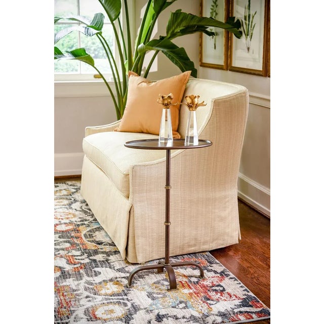 Transitional Chelsea House Magnolia Side Table For Sale - Image 3 of 4