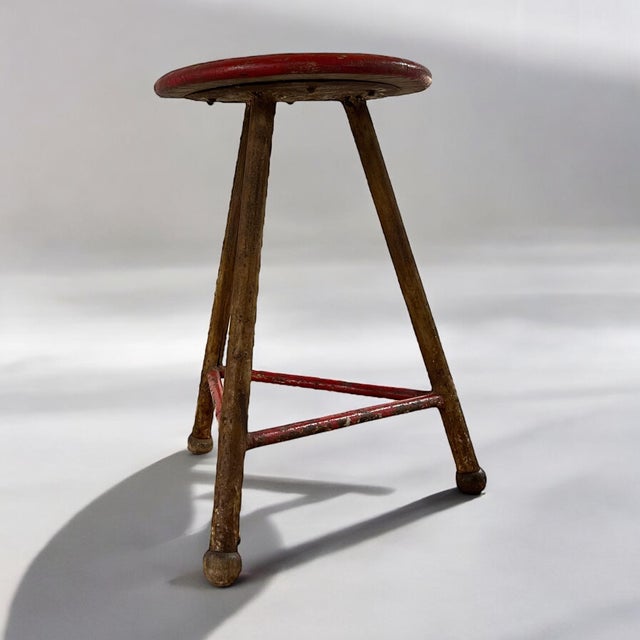 Bauhaus Workshop Stool, 1930s For Sale - Image 5 of 8