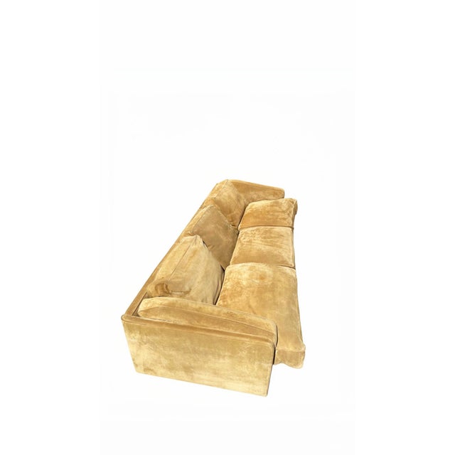 Vintage 4-Seater Sofa by Poltrona Frau, 1980s, in Very Good conditions. Designed 1980 to 1989 This piece has an...
