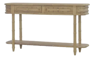 Regency Console Table in Fruitwood Finish