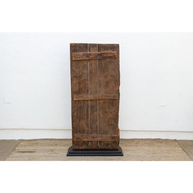 Finely Carved Antique African Nupe Door For Sale In Los Angeles - Image 6 of 8