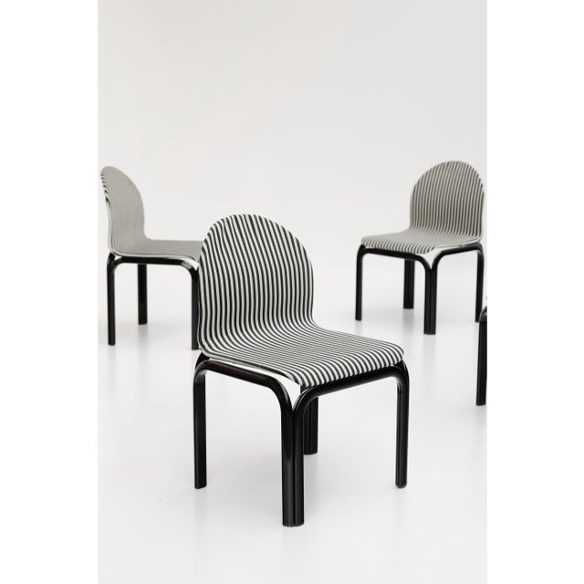 Black Vintage Orsay Chairs by Gae Aulenti for Knoll, 1970s, Set of 4 For Sale - Image 8 of 16