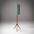 Scandinavian Floor Lamp with Rubelli Shade, 1960s For Sale - Image 6 of 6