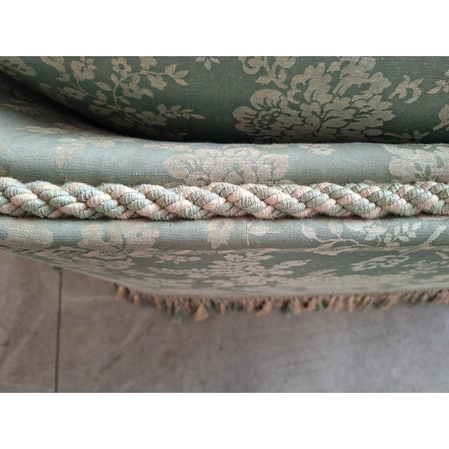 Sofas in San Leucio Silk, 1985, Set of 3 For Sale - Image 10 of 14