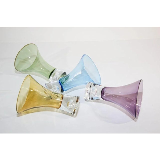 Vintage Drinking Liquor Shot Glasses- Set of 4 For Sale - Image 9 of 13