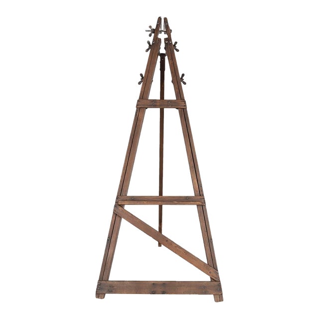 Mid 20th Century Oak Artist's Easel For Sale