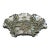 Vintage Federal Glass Smokey Gray “Pioneer” Carnival Glass Fruit Bowl For Sale